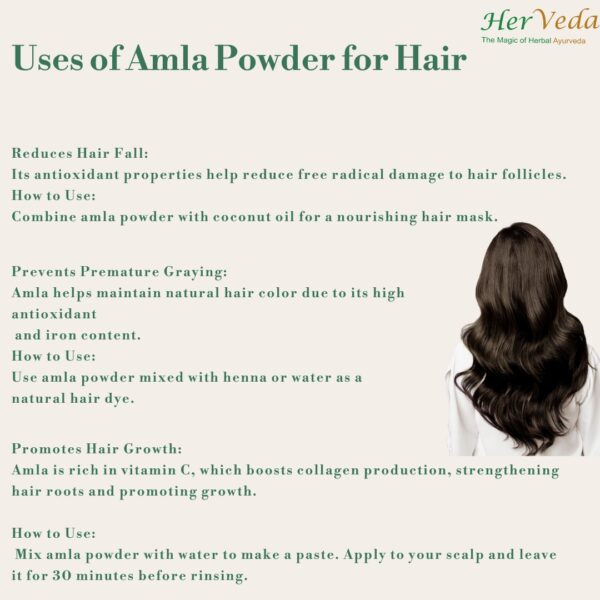 HerVeda Natural Amla Fruit Powder - Image 5