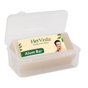HerVeda 100% Pure Alum Bar for Shaving and Natural Deodorant
